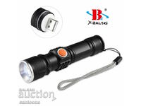 Bailong BL-515 - акумулаторен cree Т6 LED фенер с USB зарежд