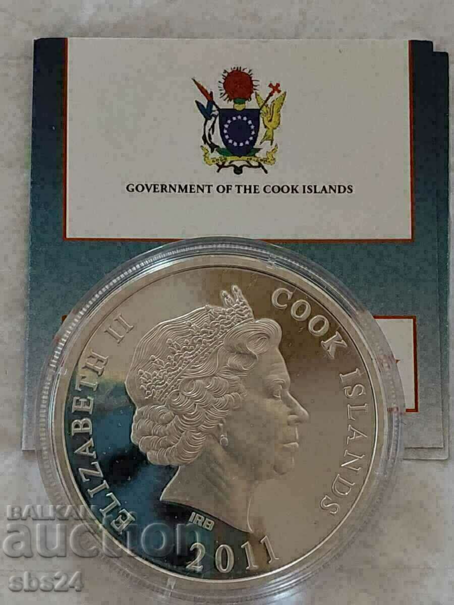 $10 - Year of the Rabbit, Νήσοι Κουκ, 2011 με τιμή 150.00 BGN | € 76.69