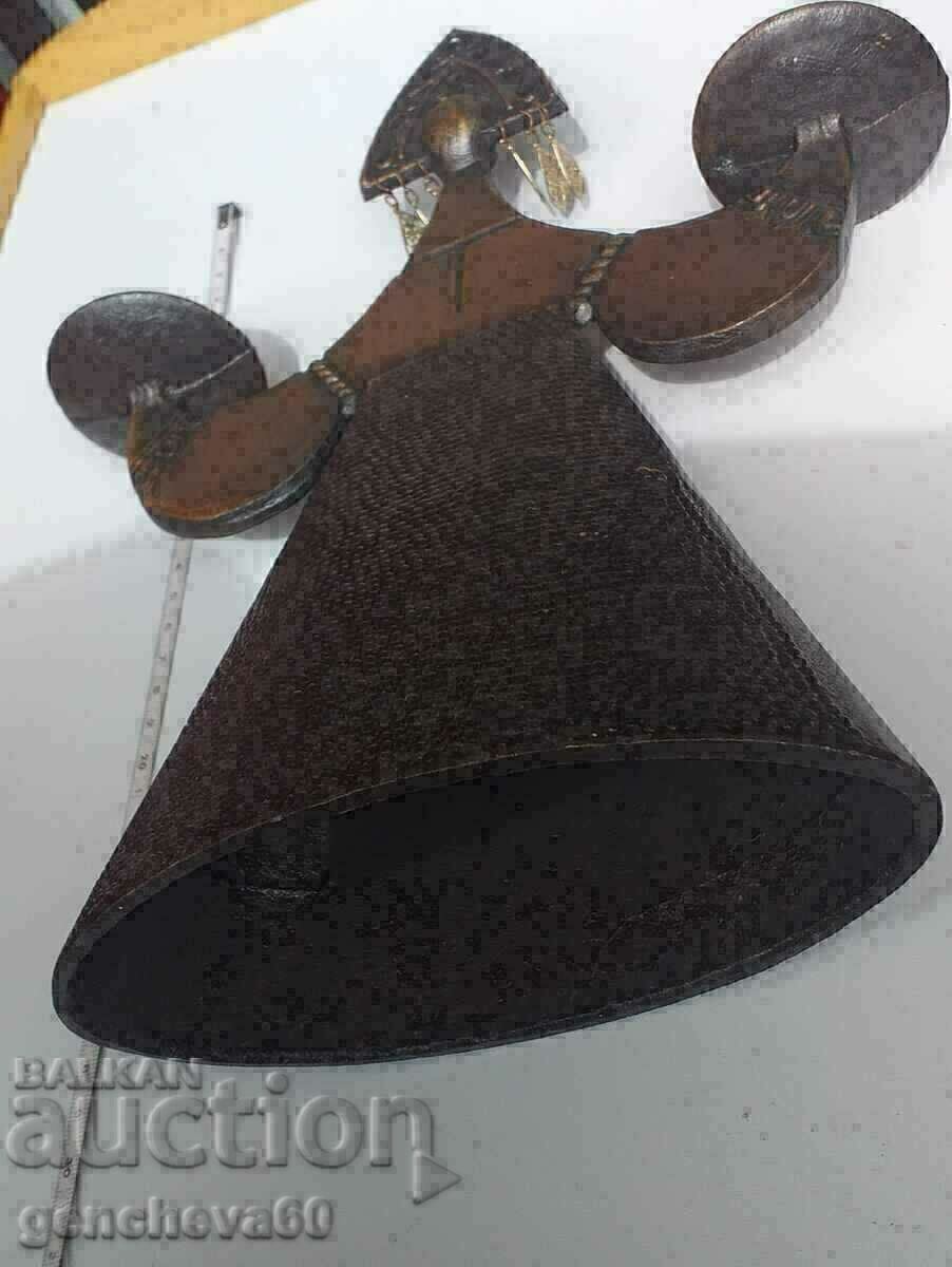 Rare Russian copper candle holder MATRYOSHKA - 6