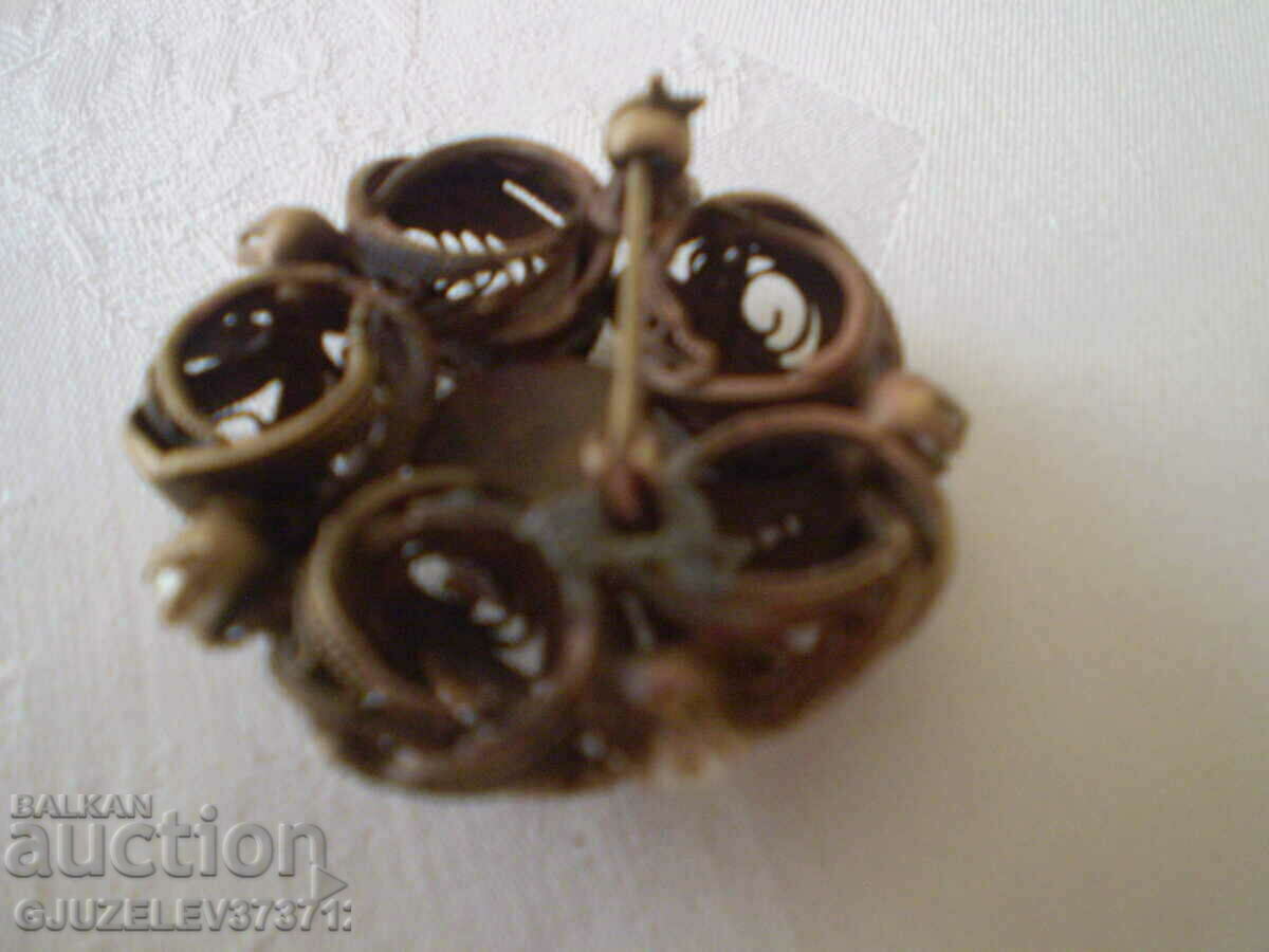 Δημοπρασία Vintage μαργαριτάρι καρφίτσα