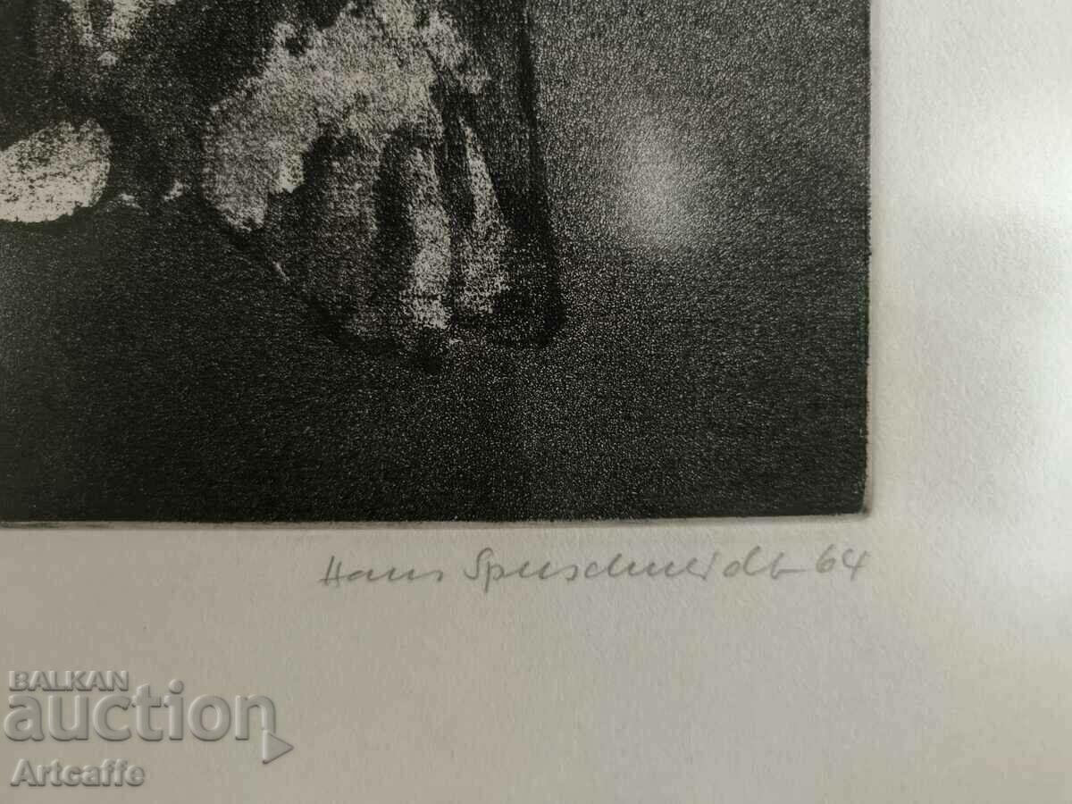 Etching-Hans Sperschneider (1928-1995) - 5