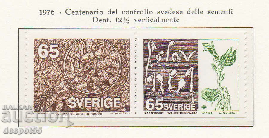 1976. Suedia. Controlul semințelor suedez.
