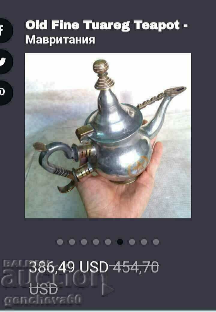 Rare Tuareg teapot from Mauritania/markings - 7 Rare Tuareg teapot from Mauritania/markings - 7