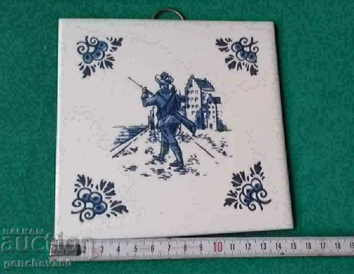 Δημοπρασία Σούπερ βαμμένο παλιό πλακάκι από τερακότα/τύπωση