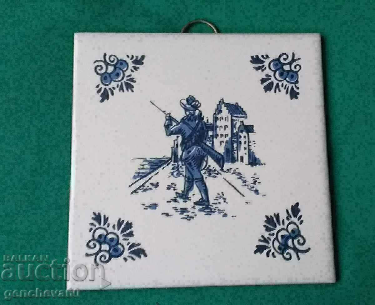 Παράδοση Σούπερ βαμμένο παλιό πλακάκι από τερακότα/τύπωση