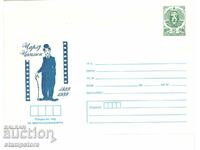 Postal envelope 100 years since the birth of Charlie Chaplin