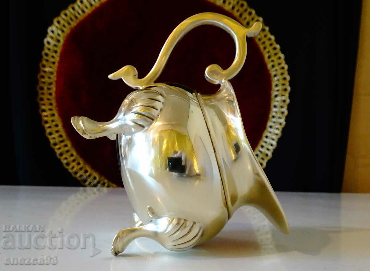 Αγγλική μπρούτζινη κανάτα, γαλατιέρα, κόσμημα - 5 Αγγλική μπρούτζινη κανάτα, γαλατιέρα, κόσμημα - 5