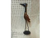 OLD BIRD PLASTIC, METAL SI LEMN