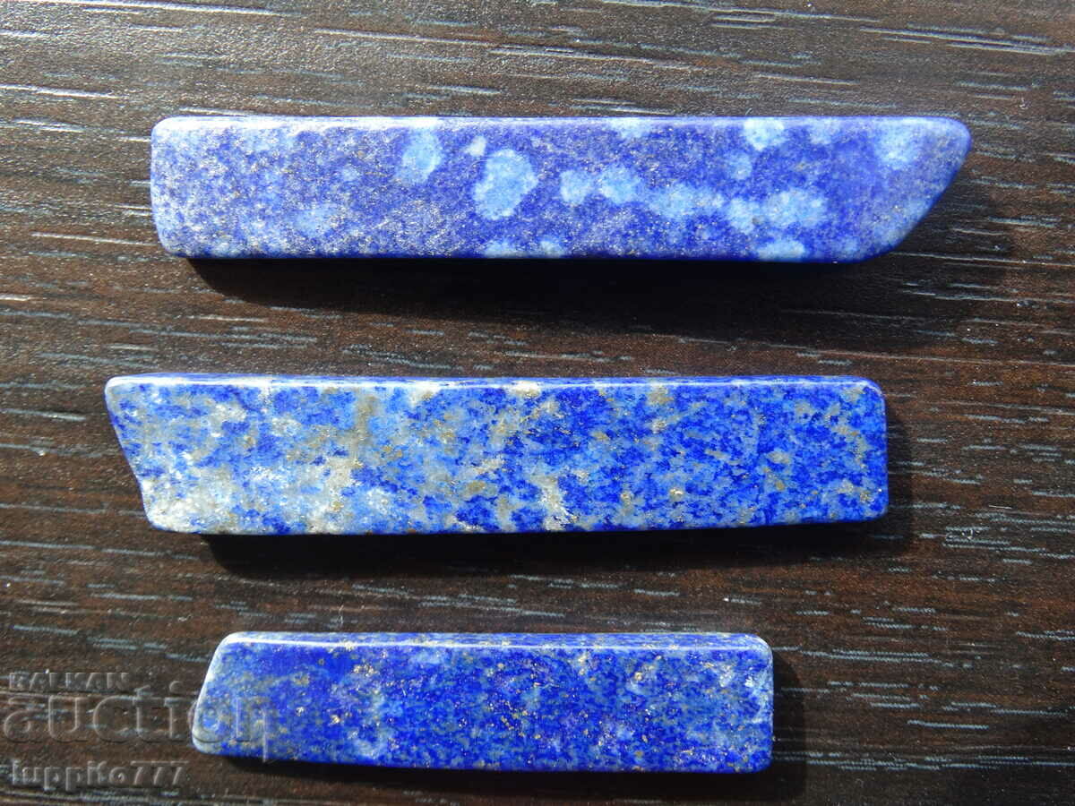 106.10 carats natural lapis lazuli, lapis lazuli 3 pieces with price 99.99 BGN | € 51.12 106.10 carats natural lapis lazuli, lapis lazuli 3 pieces with price 99.99 BGN | € 51.12
