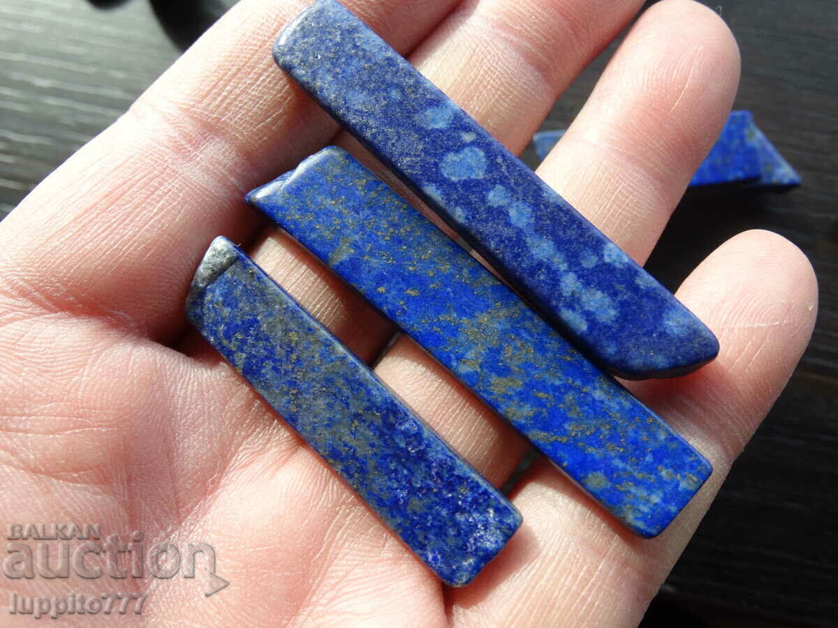 Auction 106.10 carats natural lapis lazuli, lapis lazuli 3 pieces Auction 106.10 carats natural lapis lazuli, lapis lazuli 3 pieces