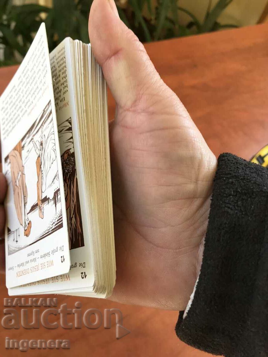 EDUCATIONAL CARDS FOR CHILDREN-BIBLE-48 NO - 6