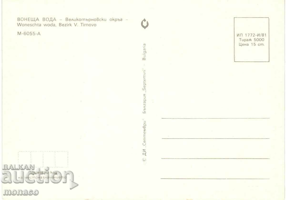 Old card - Stinking water, The Museum - mix with price 0.60 BGN | € 0.31 Old card - Stinking water, The Museum - mix with price 0.60 BGN | € 0.31