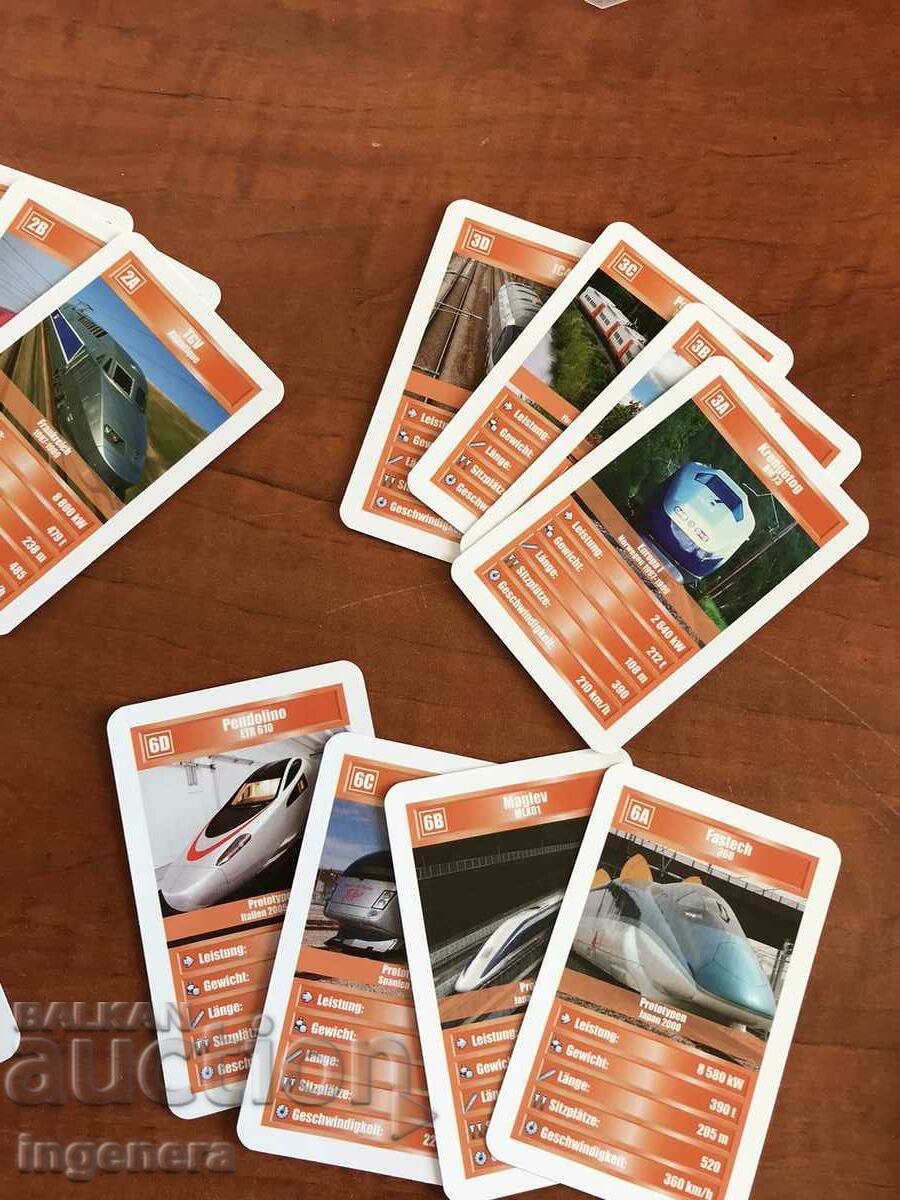 Delivery of CARDS FOR COLLECTION MODELS LOCOMOTIVE TRAIN TT DATA Delivery of CARDS FOR COLLECTION MODELS LOCOMOTIVE TRAIN TT DATA