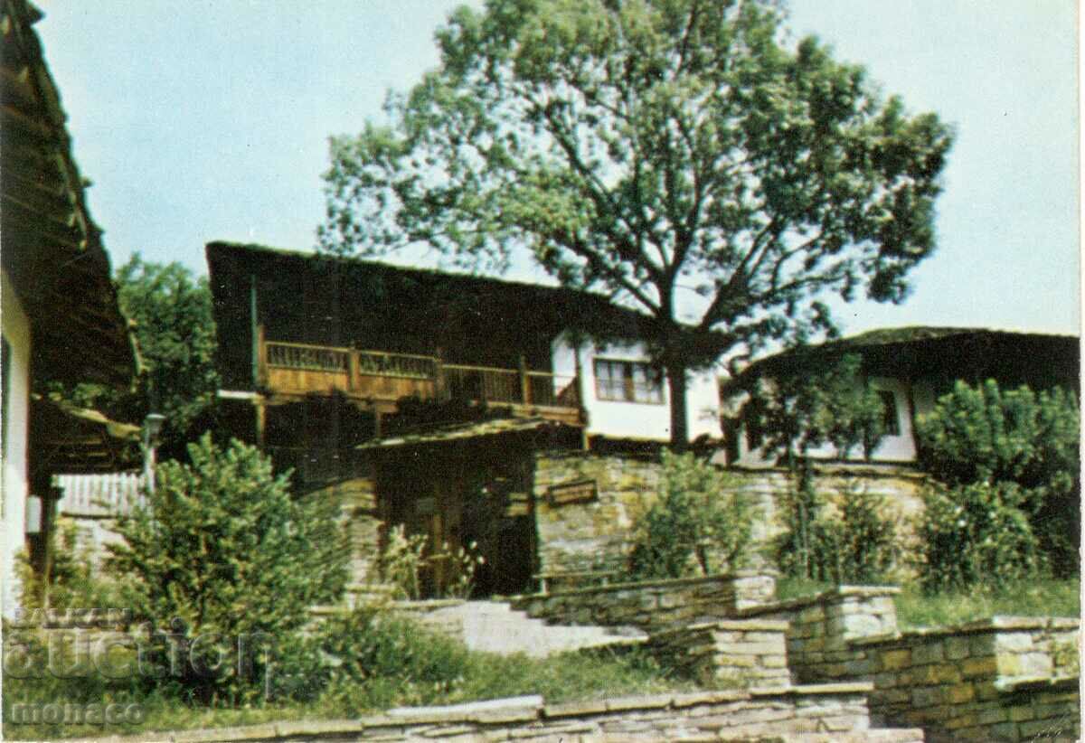 Παλιά καρτ ποστάλ - Lovech, σπίτι Drasova
