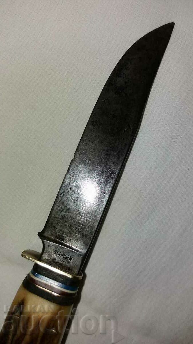Auction Old Hunting Knife--Solingen--Solingen Auction Old Hunting Knife--Solingen--Solingen