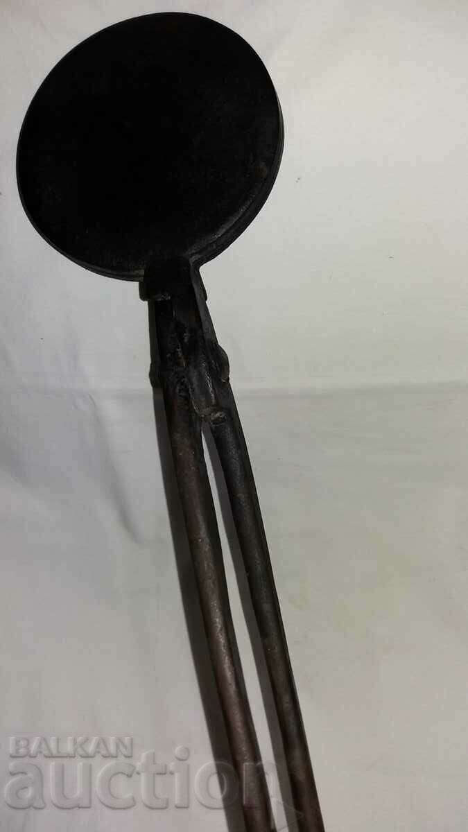 Старинен луксозен,голям,метален уред гофретник--1906год. - 6 Старинен луксозен,голям,метален уред гофретник--1906год. - 6