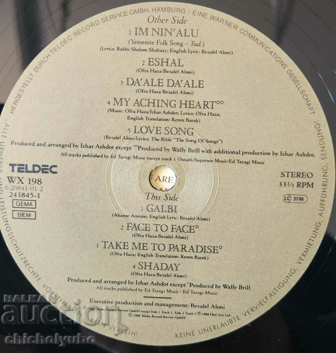 Ofra Haza - Shaday / 1988 - 5 Ofra Haza - Shaday / 1988 - 5