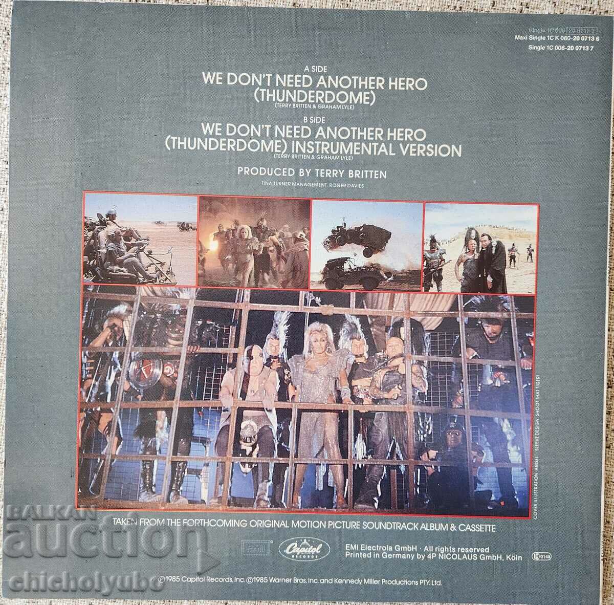 Tina Turner - Another Hiro / 1985 with price 18.00 BGN | € 9.20 Tina Turner - Another Hiro / 1985 with price 18.00 BGN | € 9.20