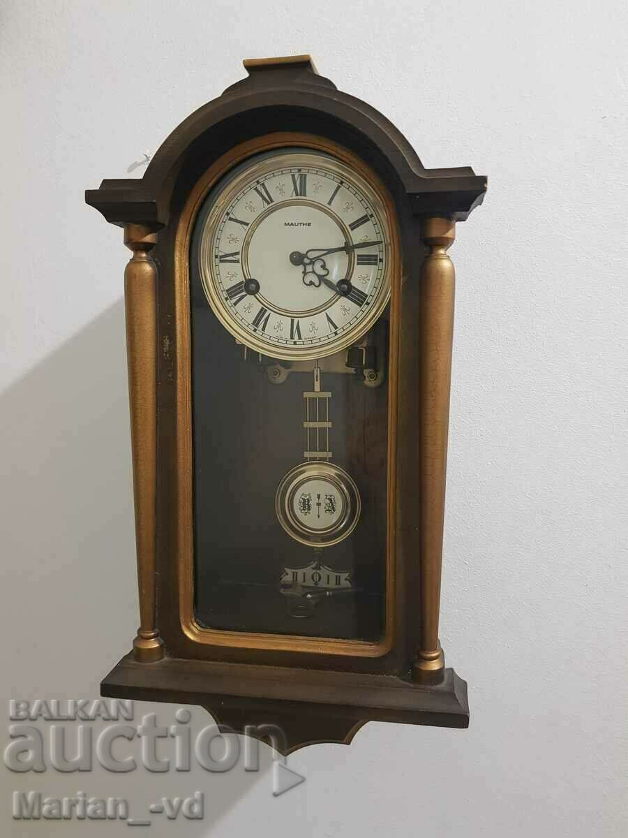 Ρολόι τοίχου παλιάς γερμανικής Mauthe