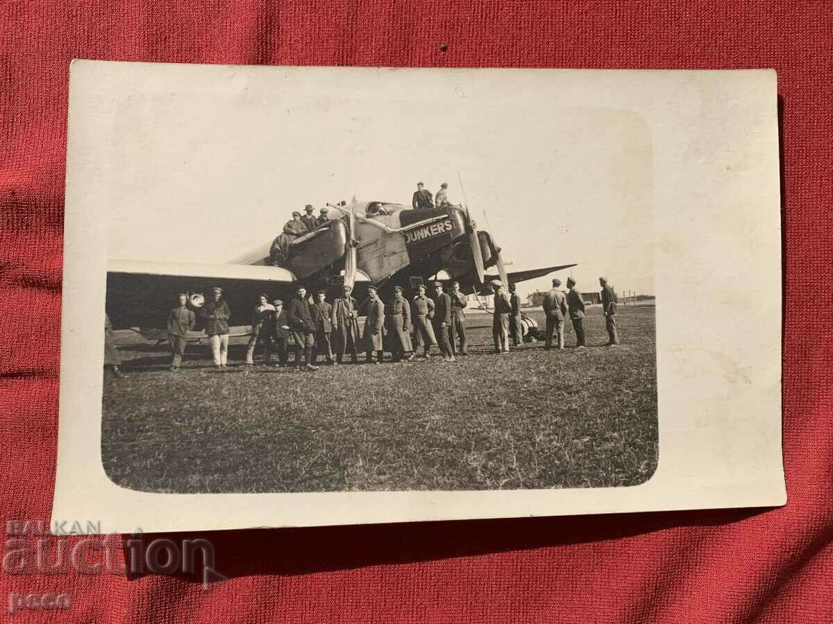 Airplane Junkers Military Aircraft Mechanics old photo - 5 Airplane Junkers Military Aircraft Mechanics old photo - 5