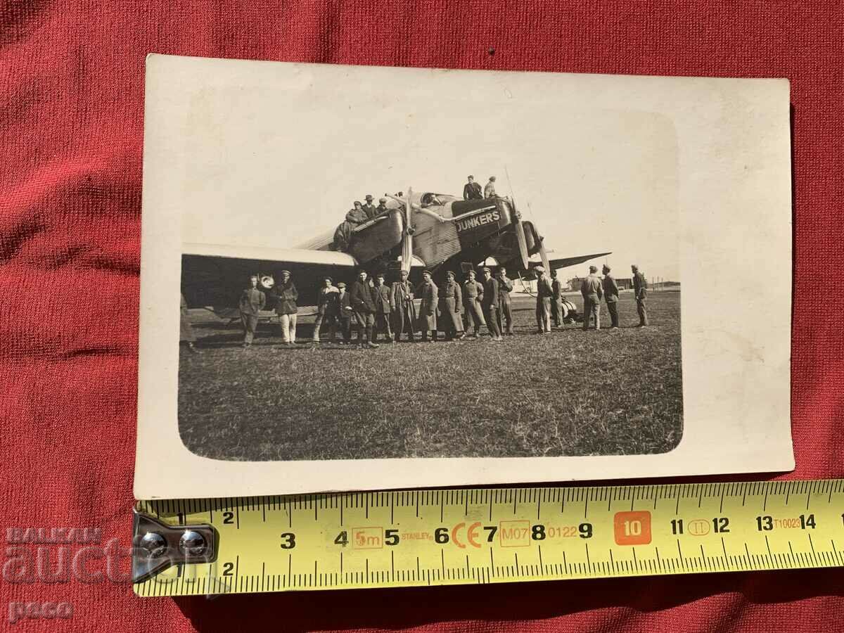 Airplane Junkers Military Aircraft Mechanics old photo - 6 Airplane Junkers Military Aircraft Mechanics old photo - 6