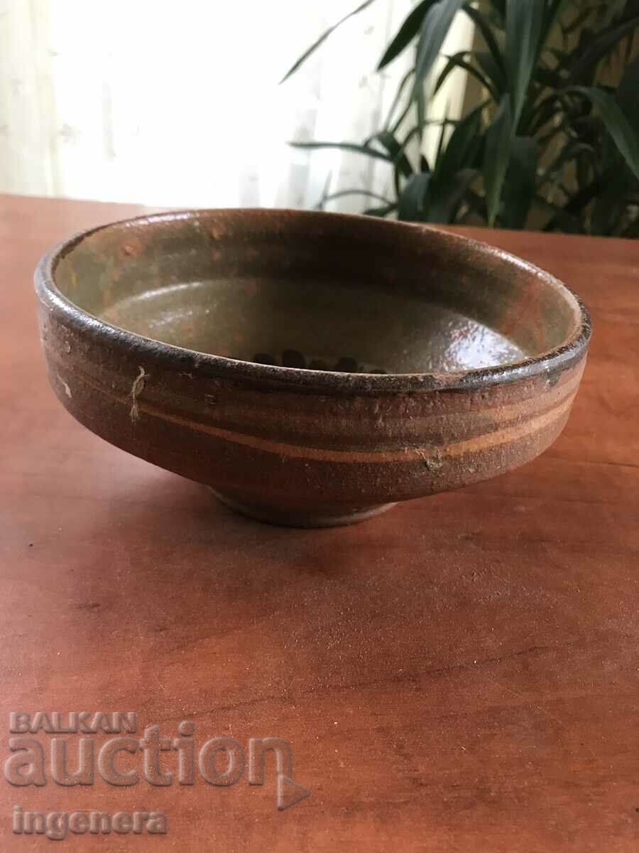 Auction OLD CERAMIC DEEP PANCY BOWL Auction OLD CERAMIC DEEP PANCY BOWL