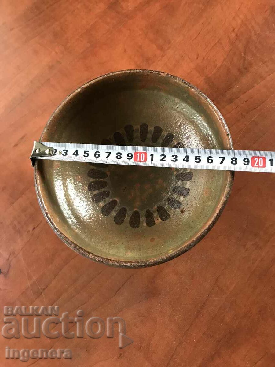 OLD CERAMIC DEEP PANCY BOWL - 5 OLD CERAMIC DEEP PANCY BOWL - 5