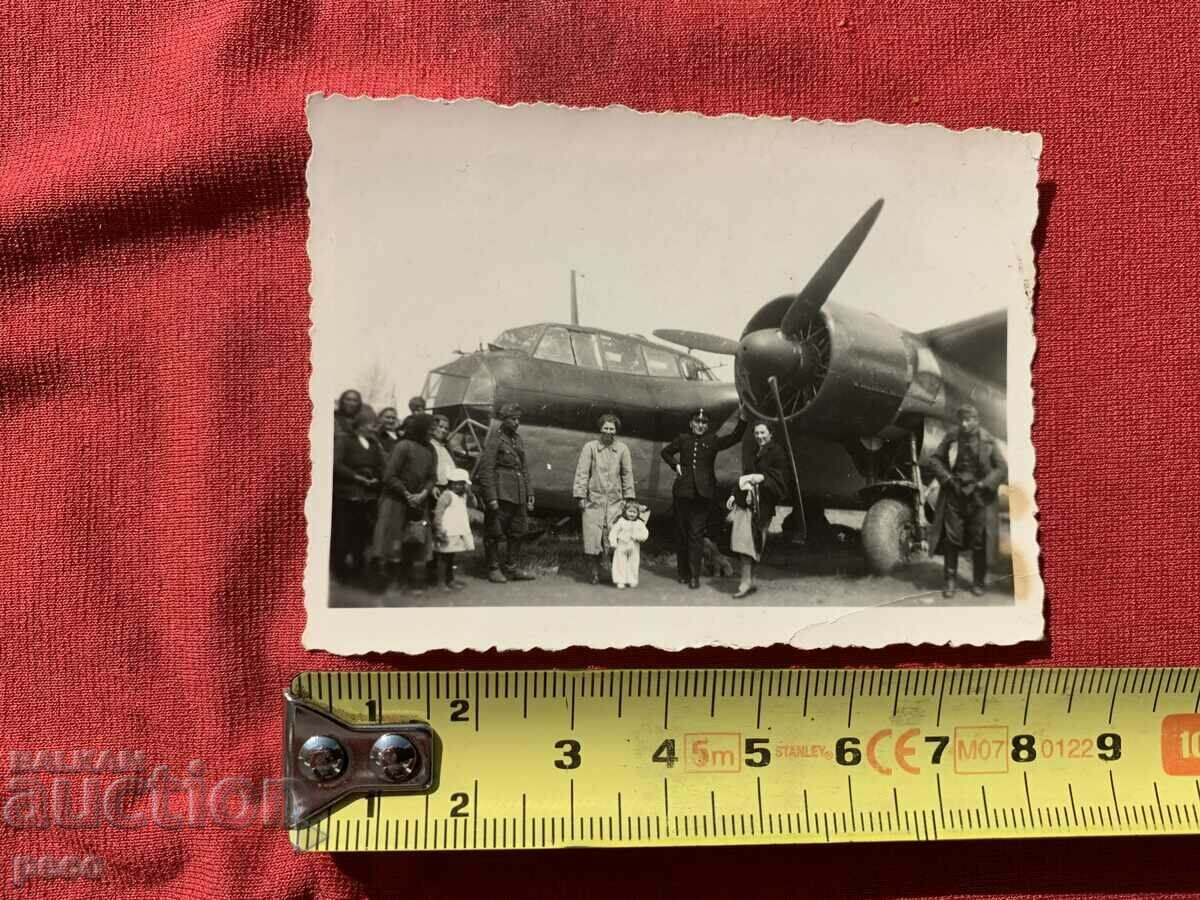 Aircraft Dornier-17 Z-2 ? Landed on "kesterme" old photo with price 40.00 BGN | € 20.45