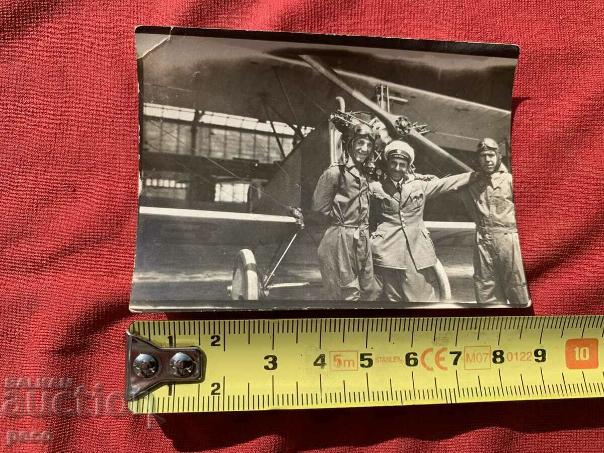 Auction Old Airplane Aviators Old photo Auction Old Airplane Aviators Old photo