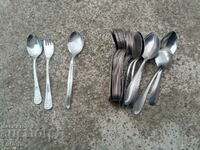 Old chrome spoons
