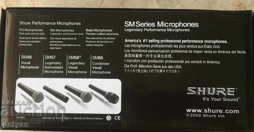 Auction Shure Sm58 vocal microphone Auction Shure Sm58 vocal microphone
