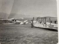 Инцидент при излитане Казанлък 1936 г. Самолети Стара снимка