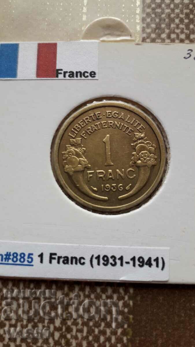 386. FRANCE-1fr. 1936