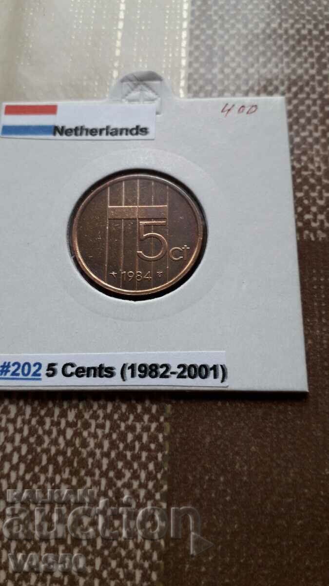 400. THE NETHERLANDS-5c. 1984
