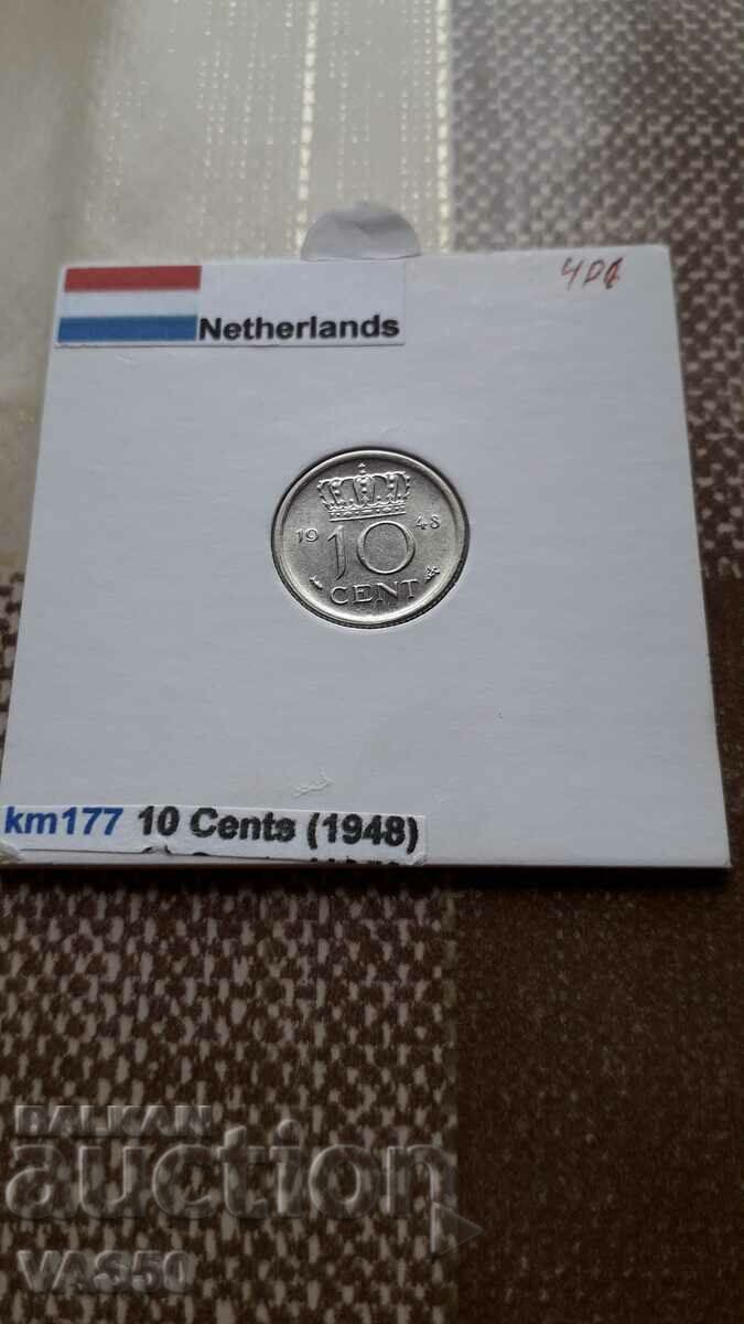 401. NETHERLANDS-10c. 1948