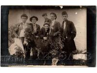 СТАРА СНИМКА ЕРГЕНСКО ПАРТИ МАГАРЕ С БОМБЕ Г092