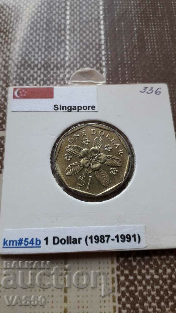 336. SINGAPORE-1 dol. 1988