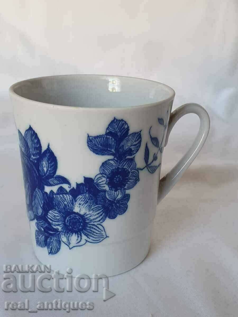 Cobalt porcelain cup - LFZ