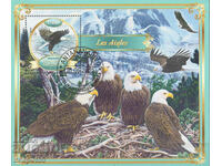 2022. Madagascar. Mountain nest of bald eagles. Block.