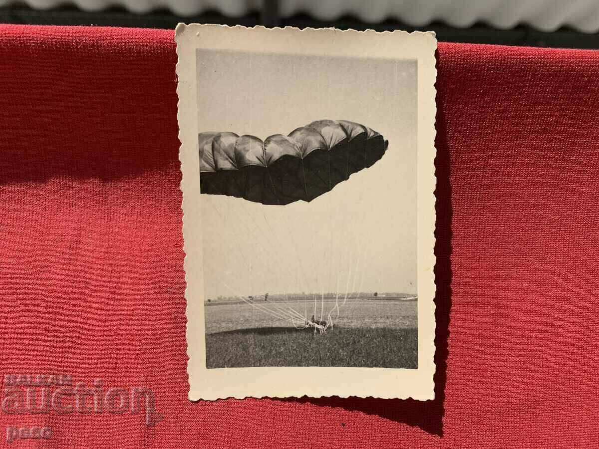 Delivery of Parachute Squad Bulgaria 40s old photo Delivery of Parachute Squad Bulgaria 40s old photo