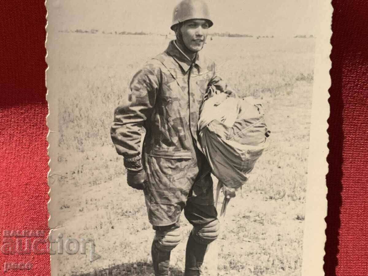 Auction Parachute Squad Bulgaria 40s old photo Auction Parachute Squad Bulgaria 40s old photo
