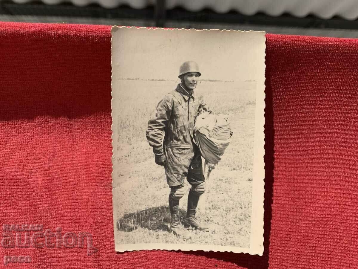 Delivery of Parachute Squad Bulgaria 40s old photo Delivery of Parachute Squad Bulgaria 40s old photo