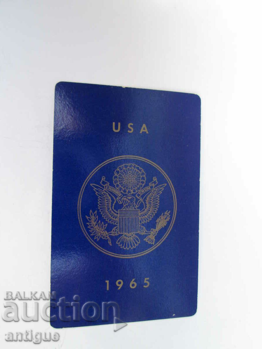 RARE CALENDAR USA-1965 INT. PLOVDIV FAIR - 6 RARE CALENDAR USA-1965 INT. PLOVDIV FAIR - 6