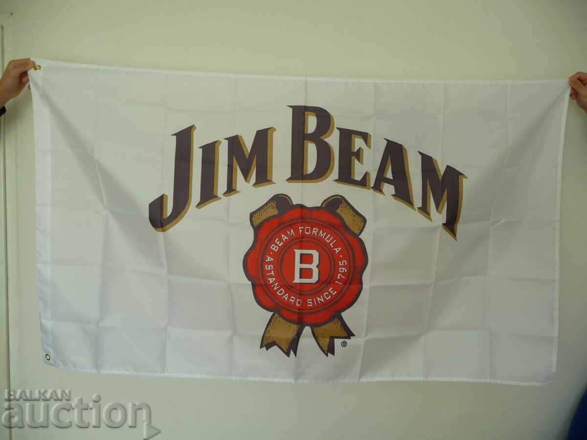 Jim Beam steag steag Jim Beam bourbon whisky reclamă gheață albă
