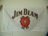 Jim Beam flag flag Jim Beam bourbon whiskey advertisement white ice