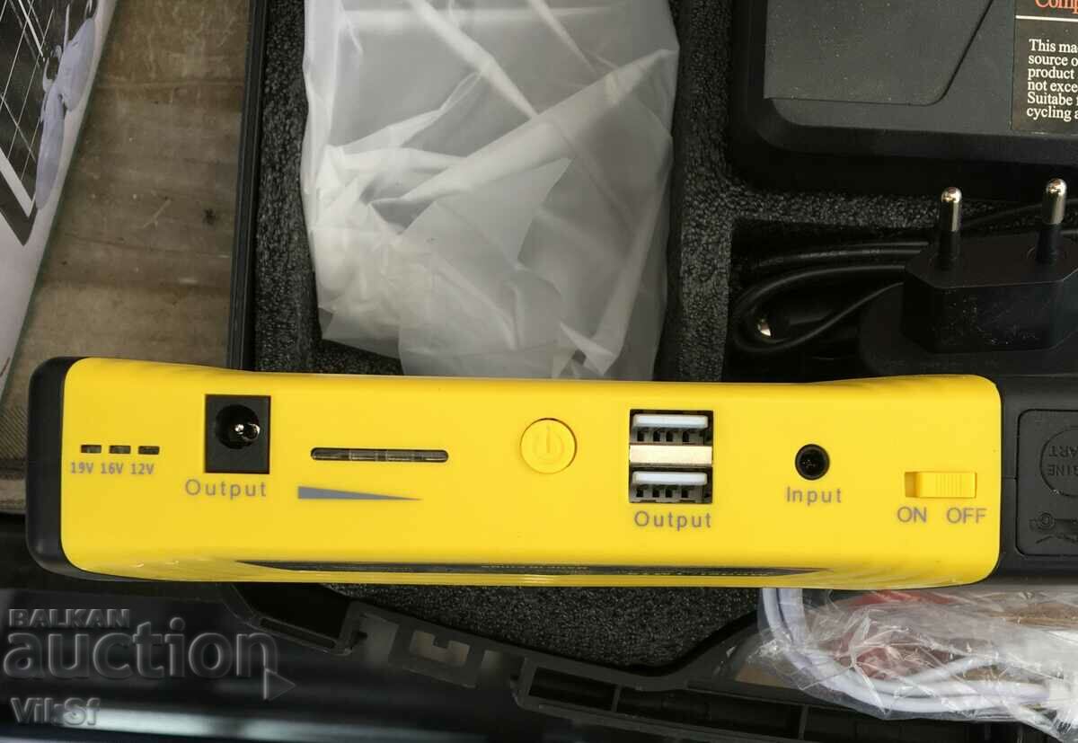 Аукцион Джъмп стартер за кола/комплект стартерно устр и компресор Аукцион Джъмп стартер за кола/комплект стартерно устр и компресор