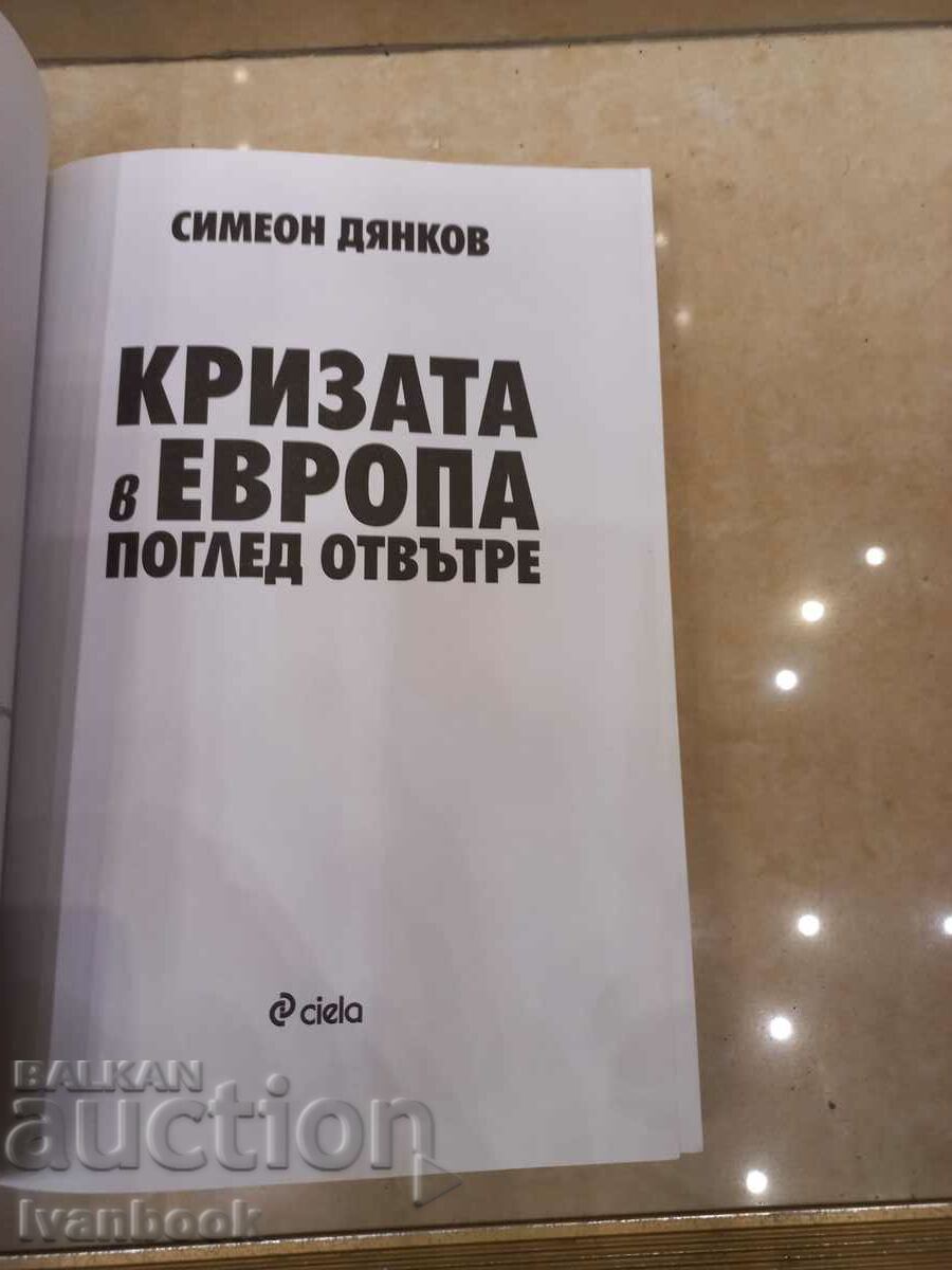 Auction Simeon Dyankov - The crisis in Europe Auction Simeon Dyankov - The crisis in Europe