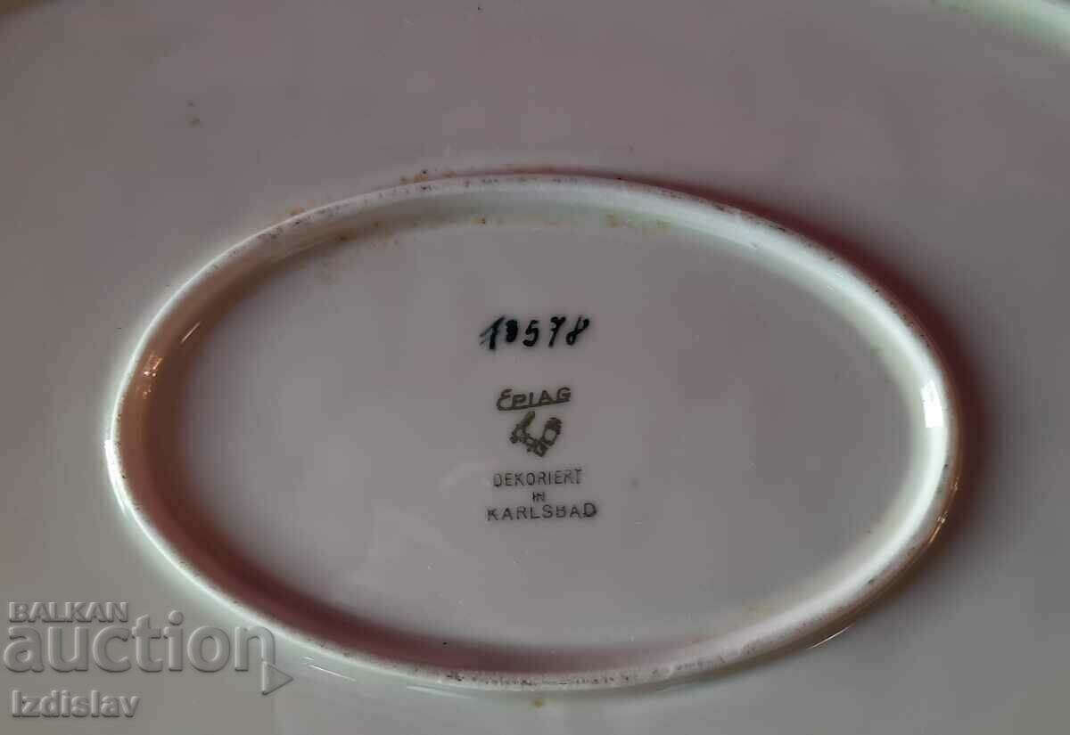 Delivery of German porcelain platter