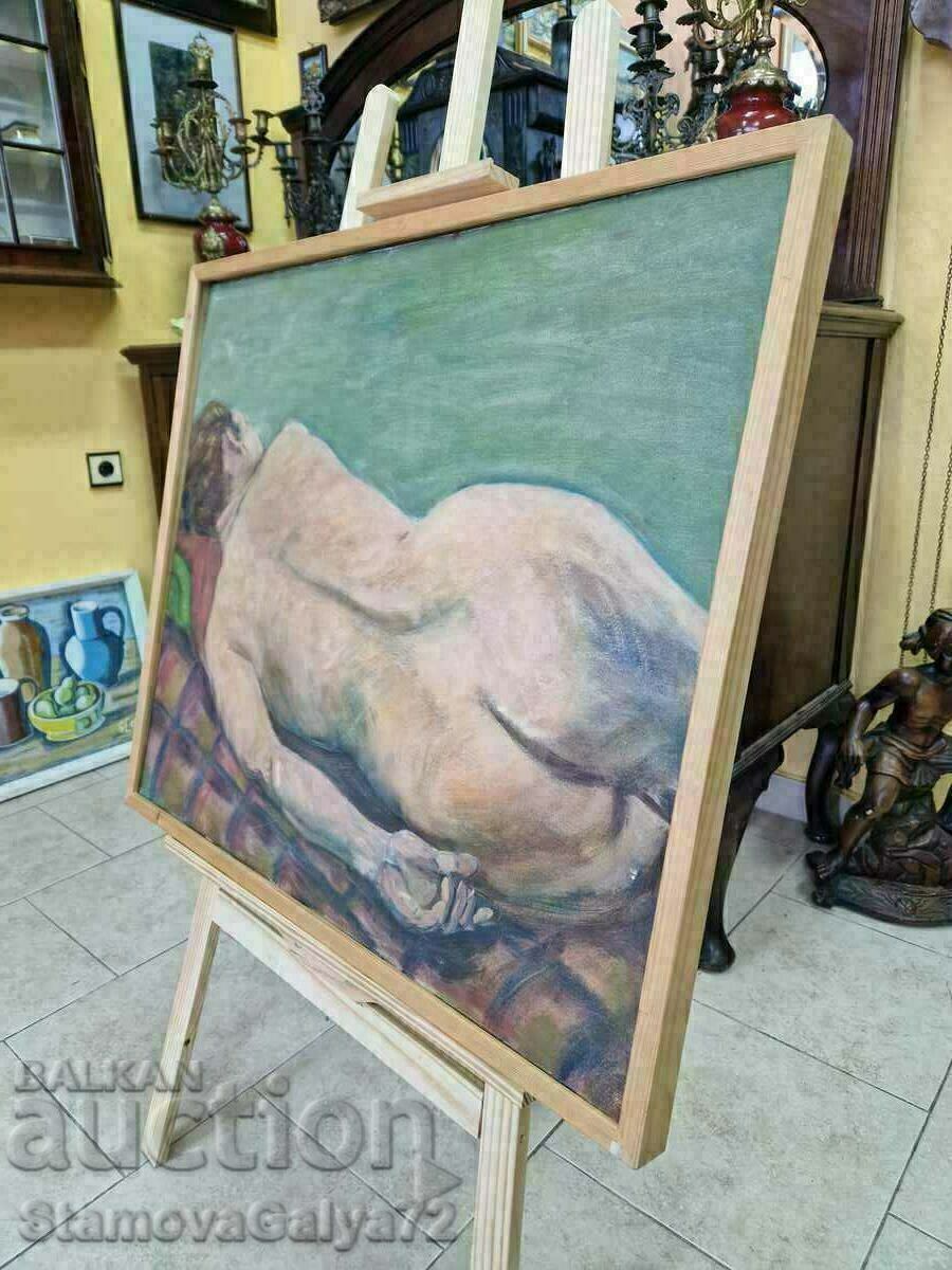 Wonderful antique master oil on canvas painting - 5 Wonderful antique master oil on canvas painting - 5