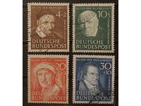 Γερμανία 1951 Προσωπικότητες/Σφραγίδες Φιλανθρωπίας 164€ Γραμματόσημο